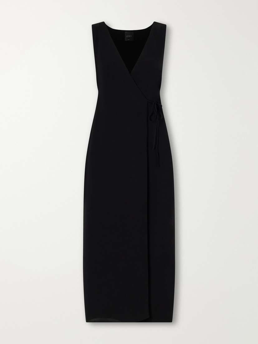 Ari Crepe Wrap Midi Dress Ari Crepe Wrap Midi Dress