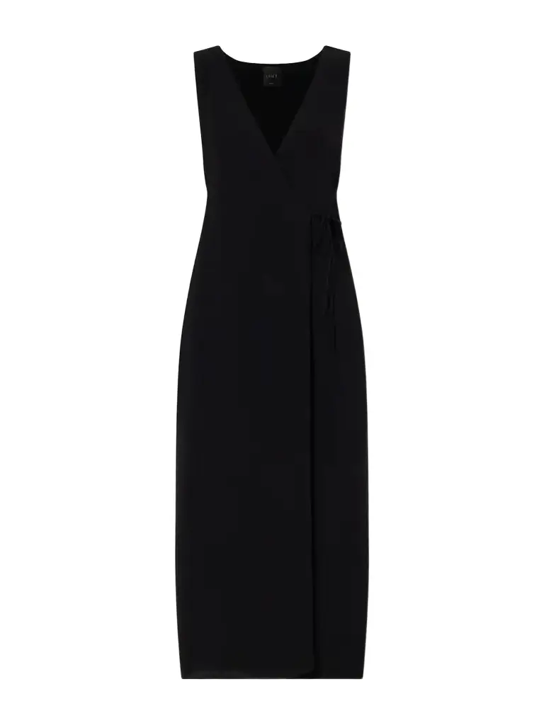 Ari Crepe Wrap Midi Dress Ari Crepe Wrap Midi Dress