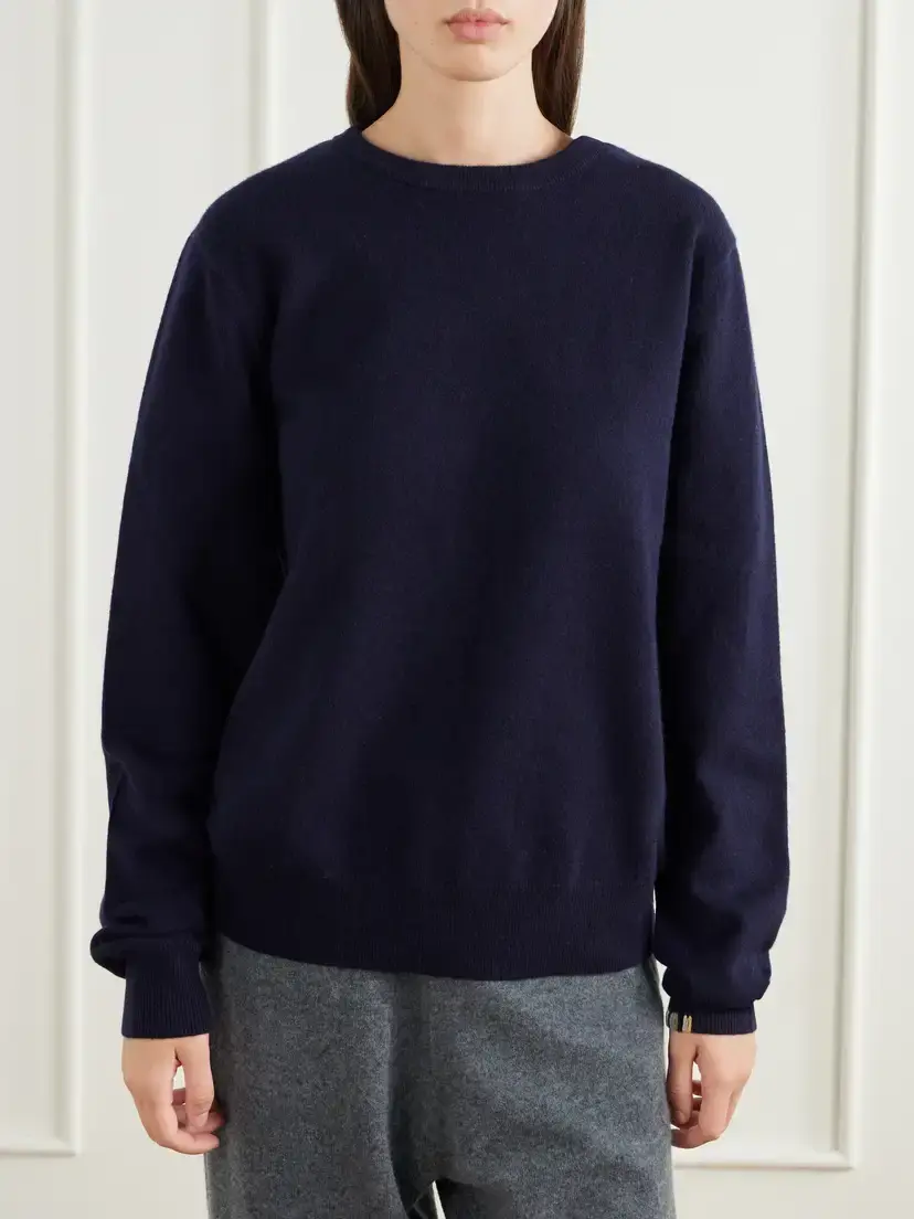 Extreme Cashmere The Be Classic Cashmere-blend Sweater | Thumbnail 3 Extreme Cashmere The Be Classic Cashmere-blend Sweater | Thumbnail 3