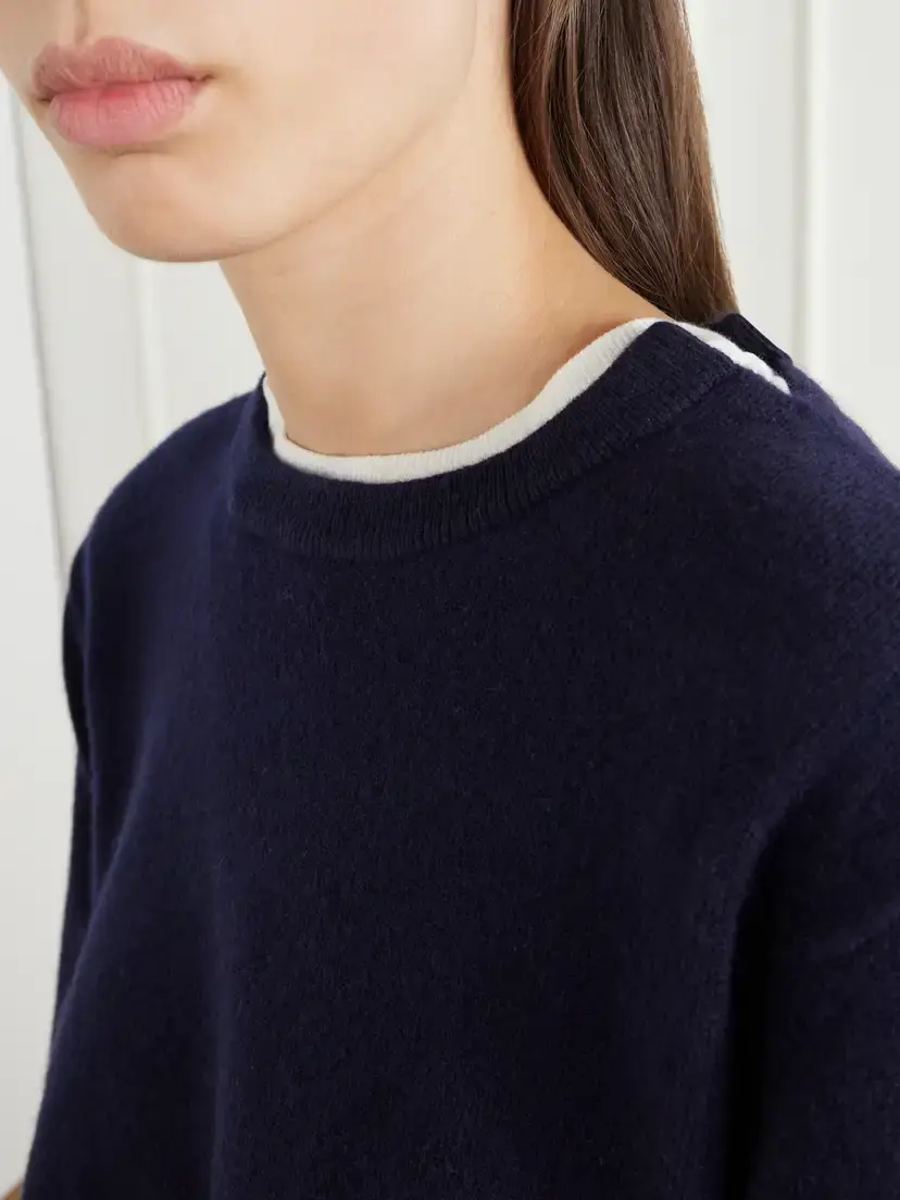 Extreme Cashmere The Be Classic Cashmere-blend Sweater | Thumbnail 5 Extreme Cashmere The Be Classic Cashmere-blend Sweater | Thumbnail 5