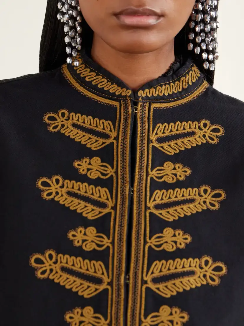 Marant Étoile Emailia Embroidered Padded Cotton-twill Jacket | Thumbnail 5 Marant Étoile Emailia Embroidered Padded Cotton-twill Jacket | Thumbnail 5