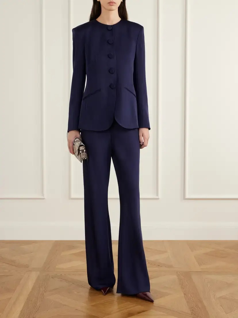 Veronica Beard Wryllen Crepe Blazer | Thumbnail 2 Veronica Beard Wryllen Crepe Blazer | Thumbnail 2