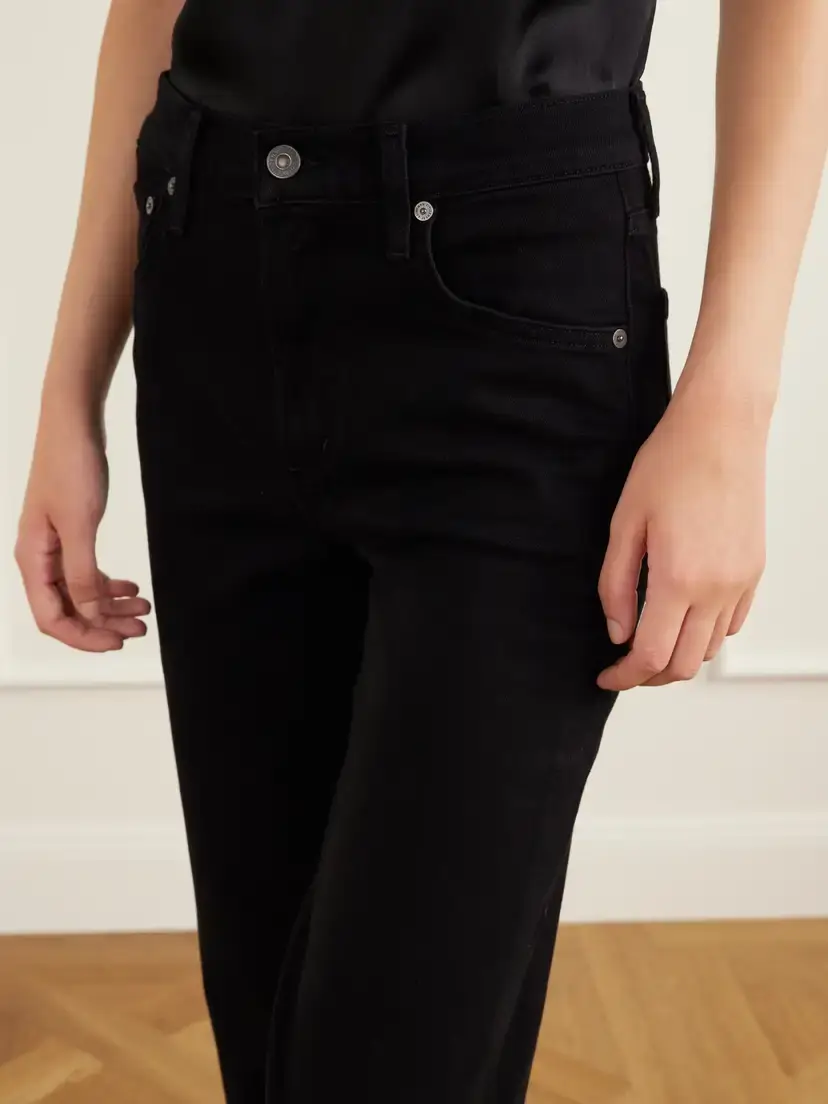 Citizens of Humanity Palma Long Cotton And Cashmere-blend Straight-leg Jeans | Thumbnail 5 Citizens of Humanity Palma Long Cotton And Cashmere-blend Straight-leg Jeans | Thumbnail 5