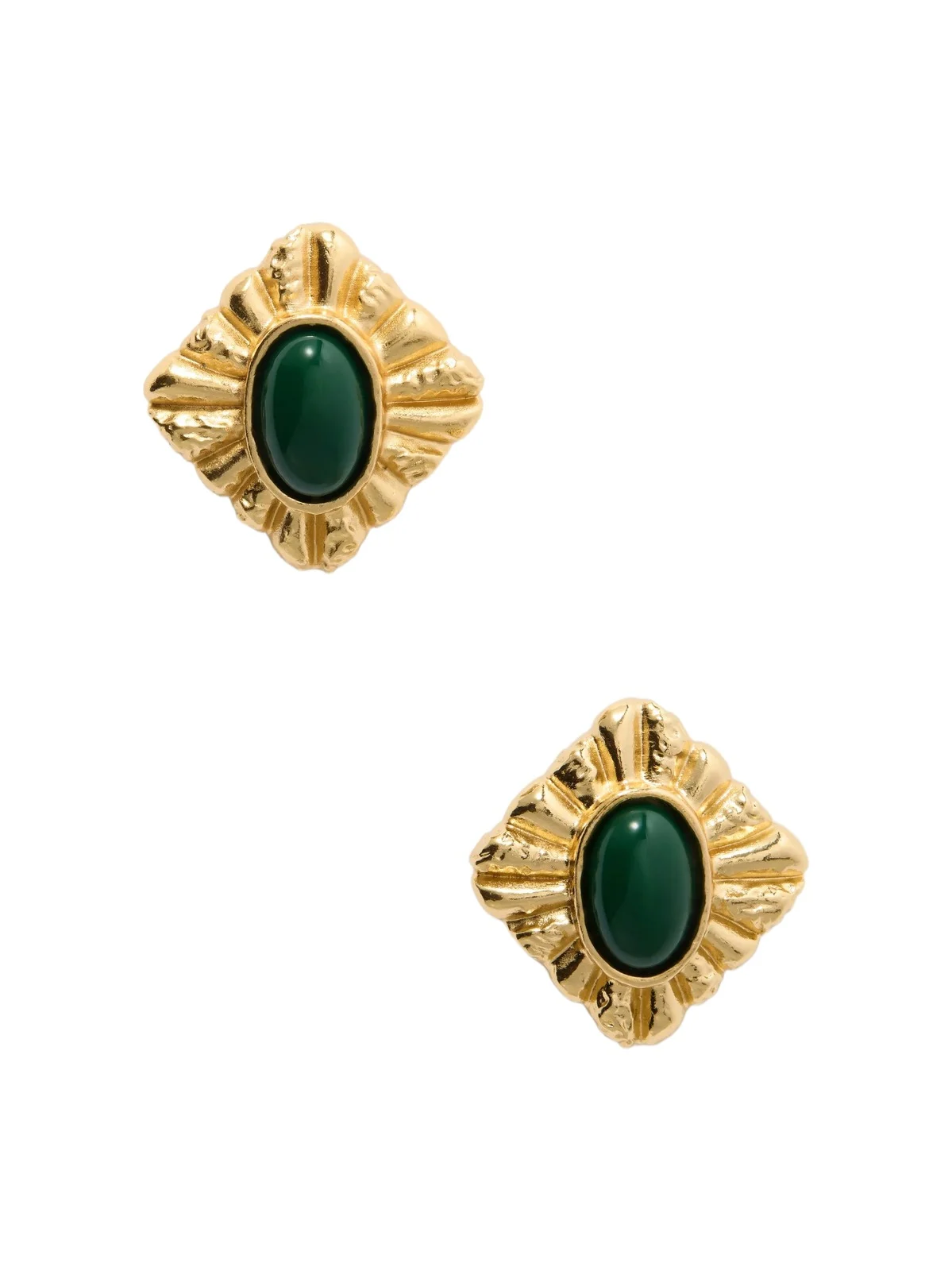 PAOLA SIGHINOLFI Sasa Gold-plated Malachite Earrings