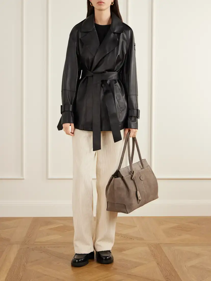 Tod's Logo-embossed Suede Tote | Thumbnail 3 Tod's Logo-embossed Suede Tote | Thumbnail 3