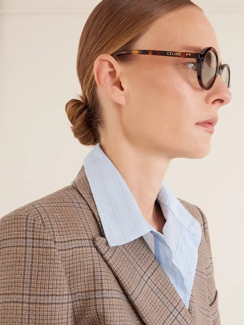 CELINE Eyewear Circle Round-frame Acetate Sunglasses | Thumbnail 5 CELINE Eyewear Circle Round-frame Acetate Sunglasses | Thumbnail 5