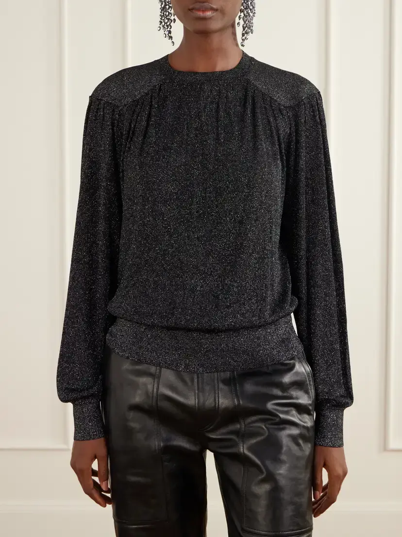Isabel Marant Enza Gathered Sweater | Thumbnail 3 Isabel Marant Enza Gathered Sweater | Thumbnail 3