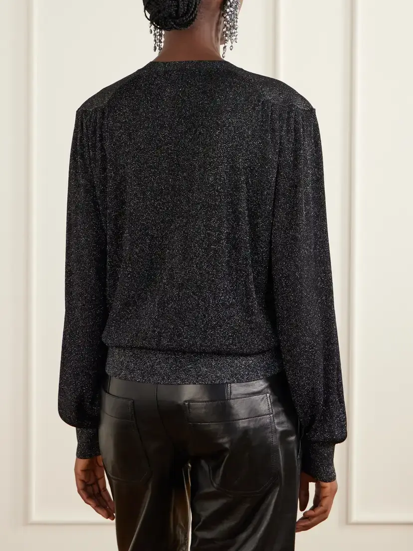Isabel Marant Enza Gathered Sweater | Thumbnail 4 Isabel Marant Enza Gathered Sweater | Thumbnail 4