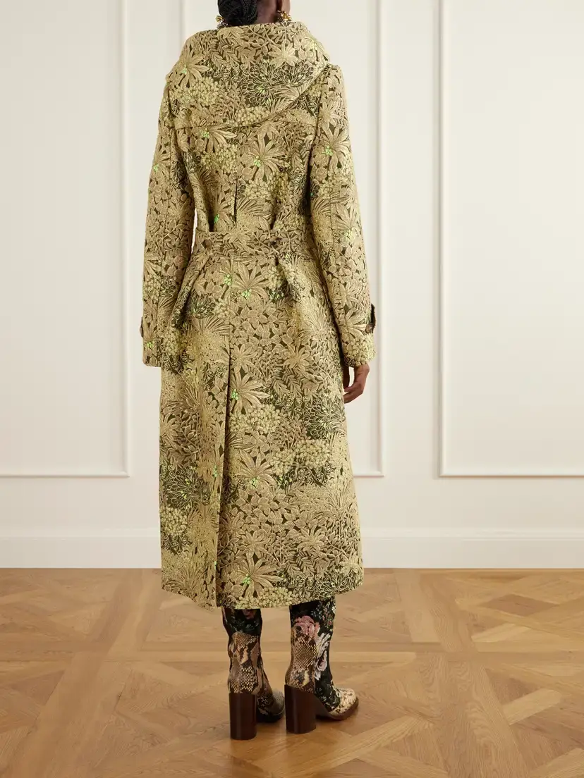 Dries Van Noten Paisley-jacquard Brocade Coat | Thumbnail 3 Dries Van Noten Paisley-jacquard Brocade Coat | Thumbnail 3