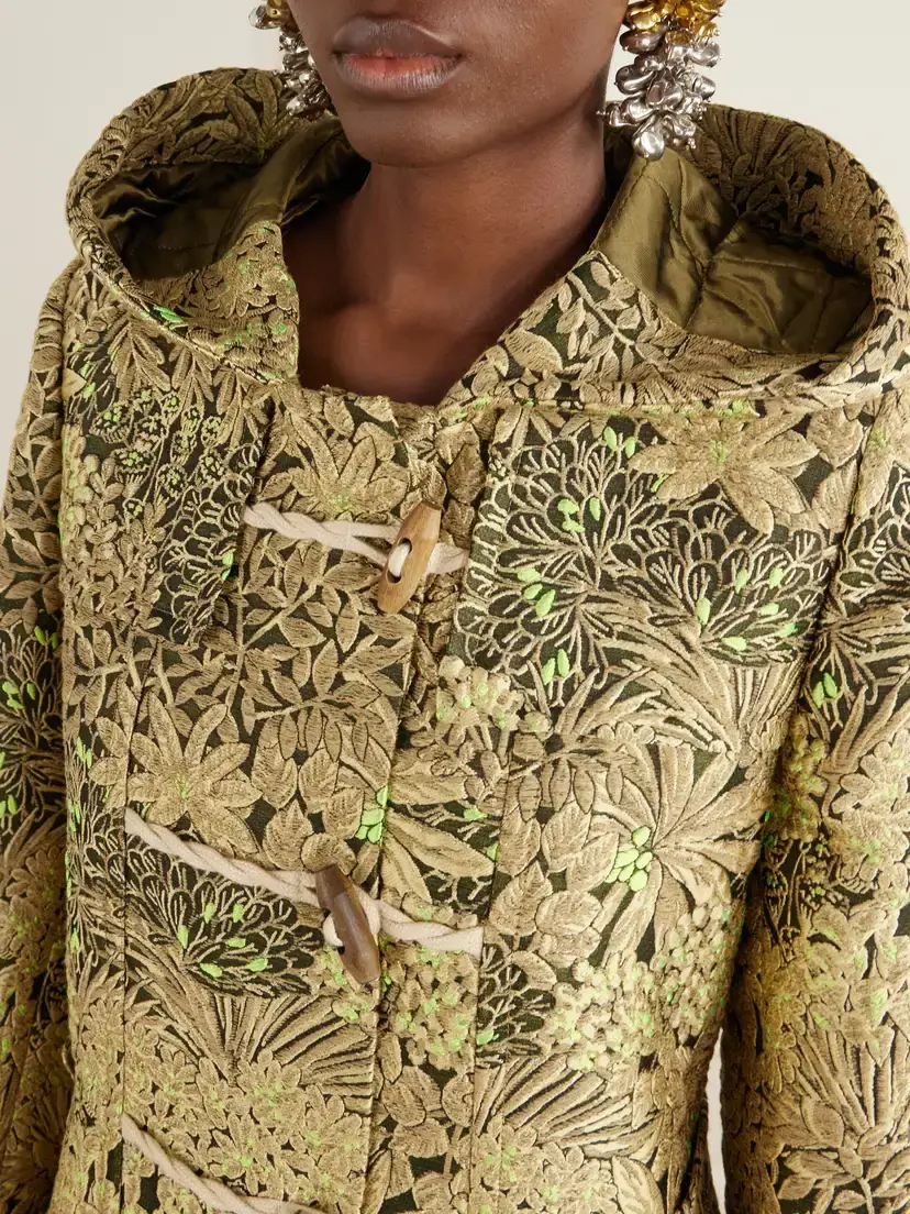 Dries Van Noten Paisley-jacquard Brocade Coat | Thumbnail 4 Dries Van Noten Paisley-jacquard Brocade Coat | Thumbnail 4