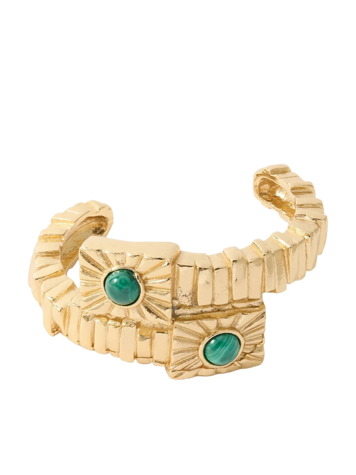 PAOLA SIGHINOLFI Kabala Gold-plated Malachite Bracelet