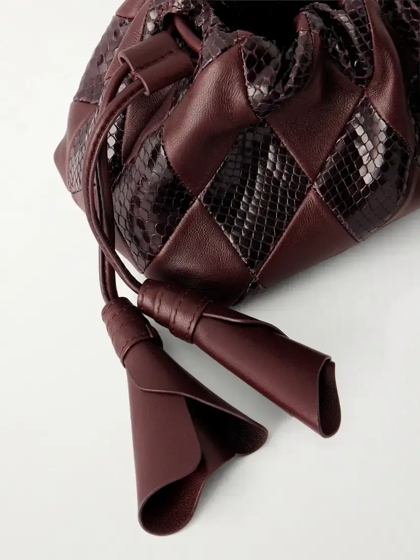 Zimmermann Cloud 91 Medium Snake-effect And Textured Leather Clutch | Thumbnail 5 Zimmermann Cloud 91 Medium Snake-effect And Textured Leather Clutch | Thumbnail 5