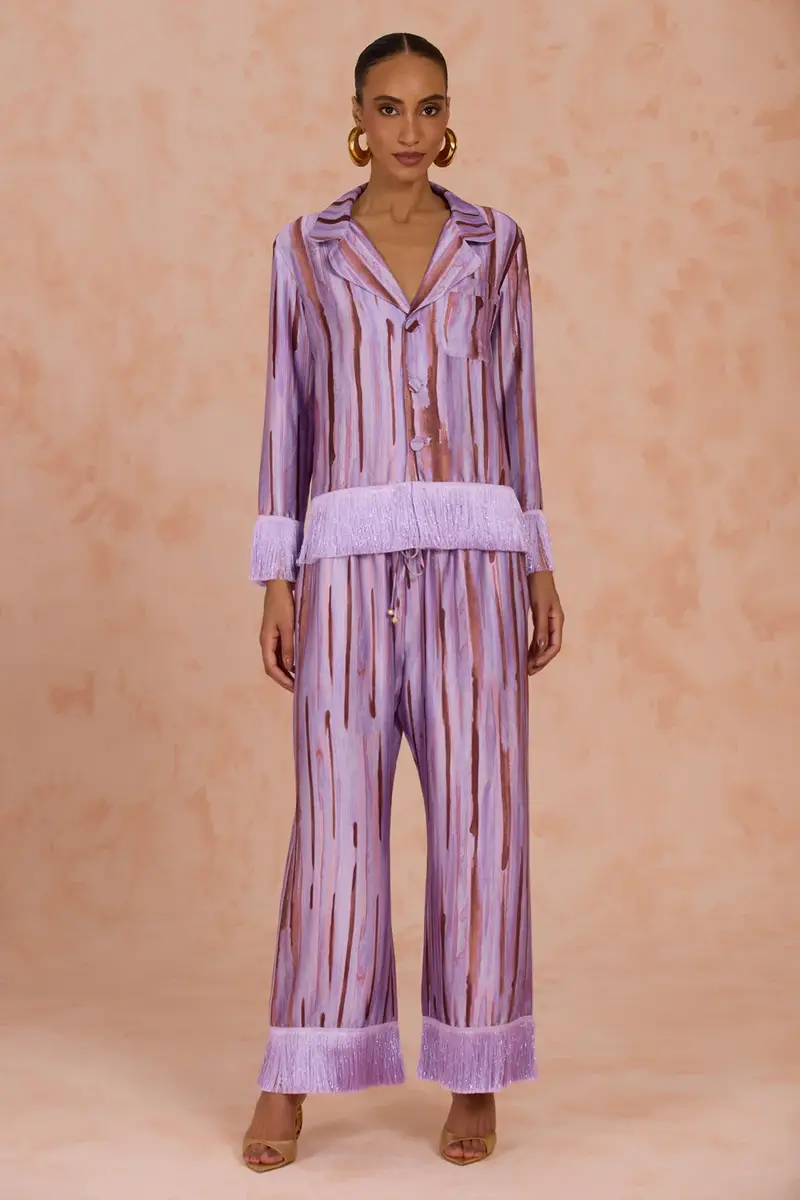 WATERCOLOR STRIPES PAJAMA