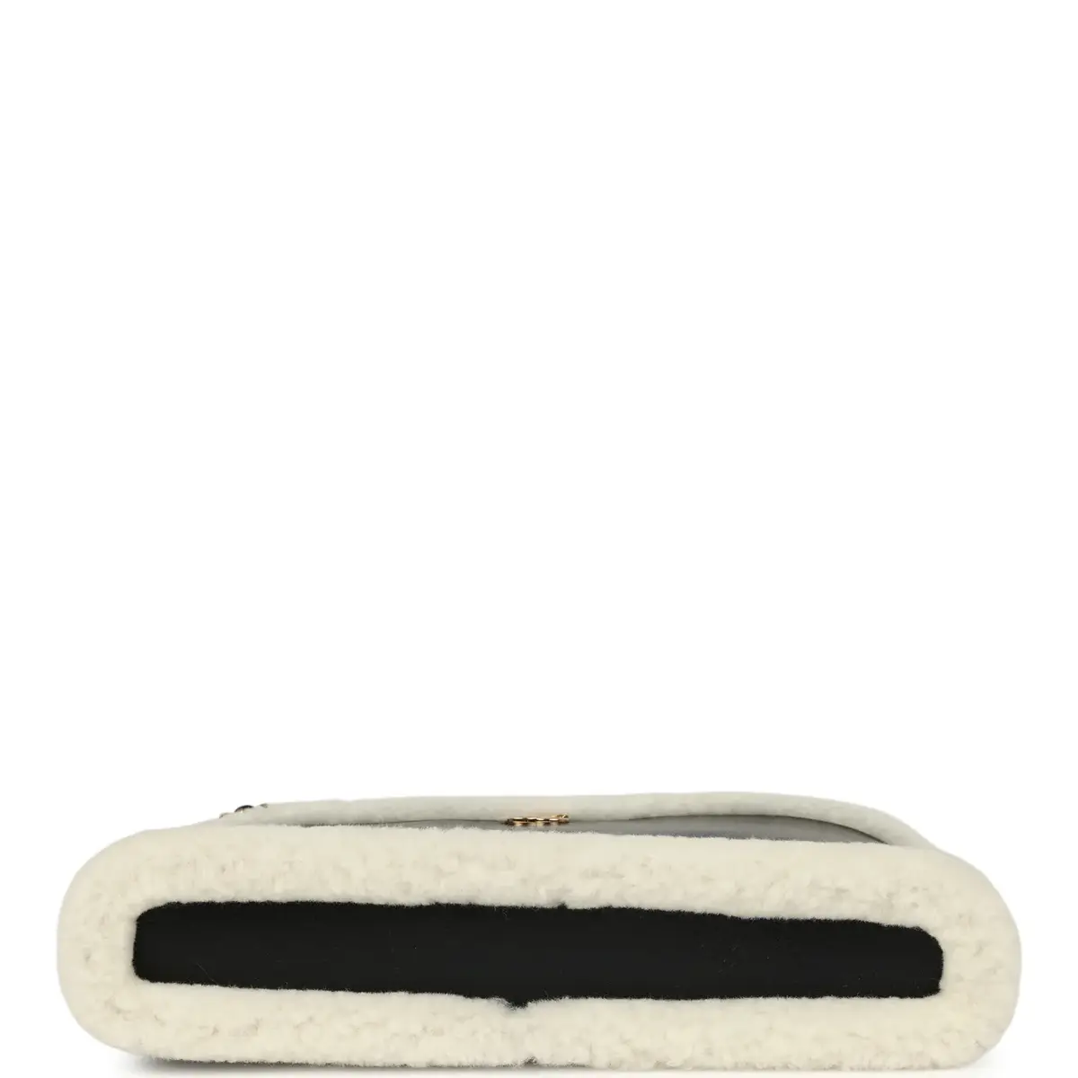 Chanel Chanel Top Handle Long Vanity Case with Chain Black Aged Calfskin, Ecru Shearling Gold Hardware | Thumbnail 7 Chanel Chanel Top Handle Long Vanity Case with Chain Black Aged Calfskin, Ecru Shearling Gold Hardware | Thumbnail 7