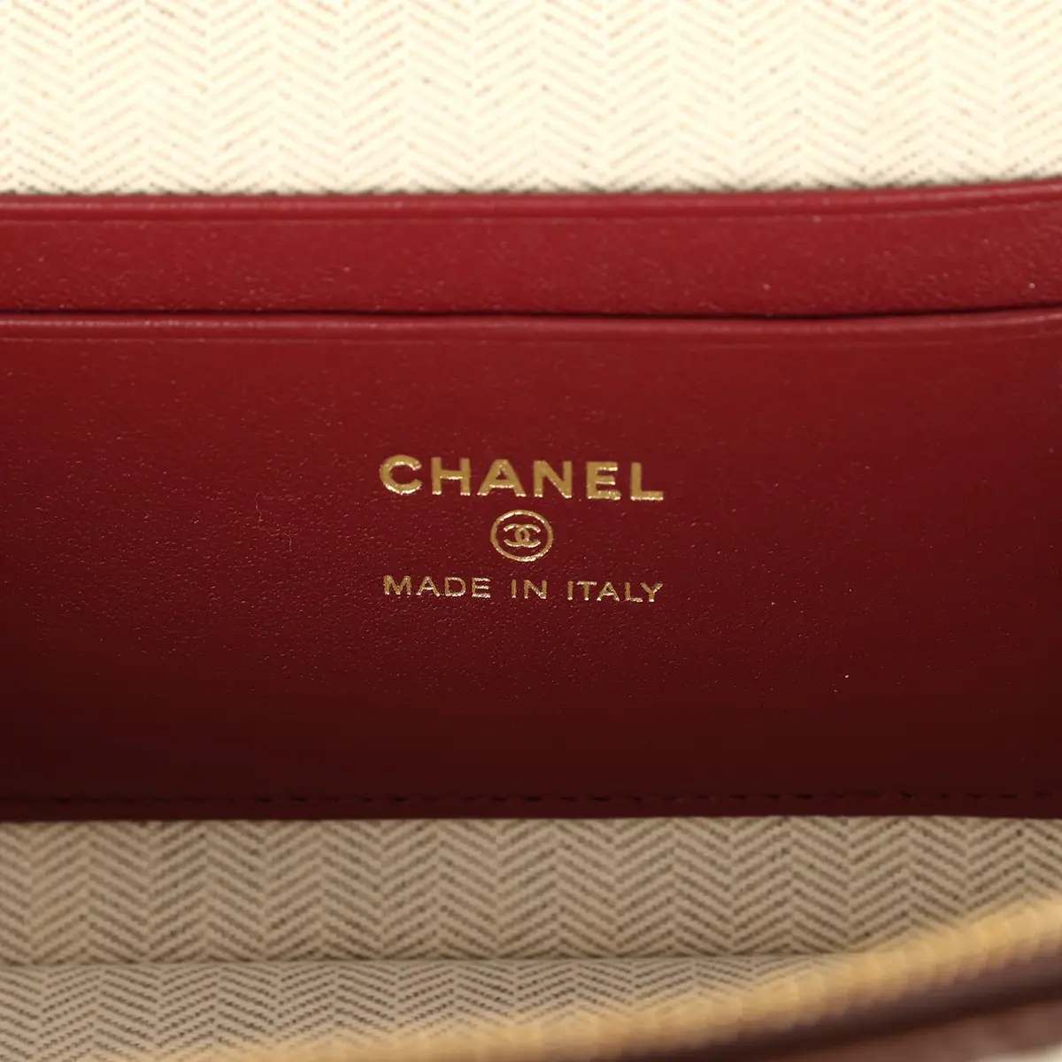 Chanel Chanel Top Handle Long Vanity Case with Chain Dark Brown Aged Calfskin, Ecru Shearling Gold Hardware | Thumbnail 10