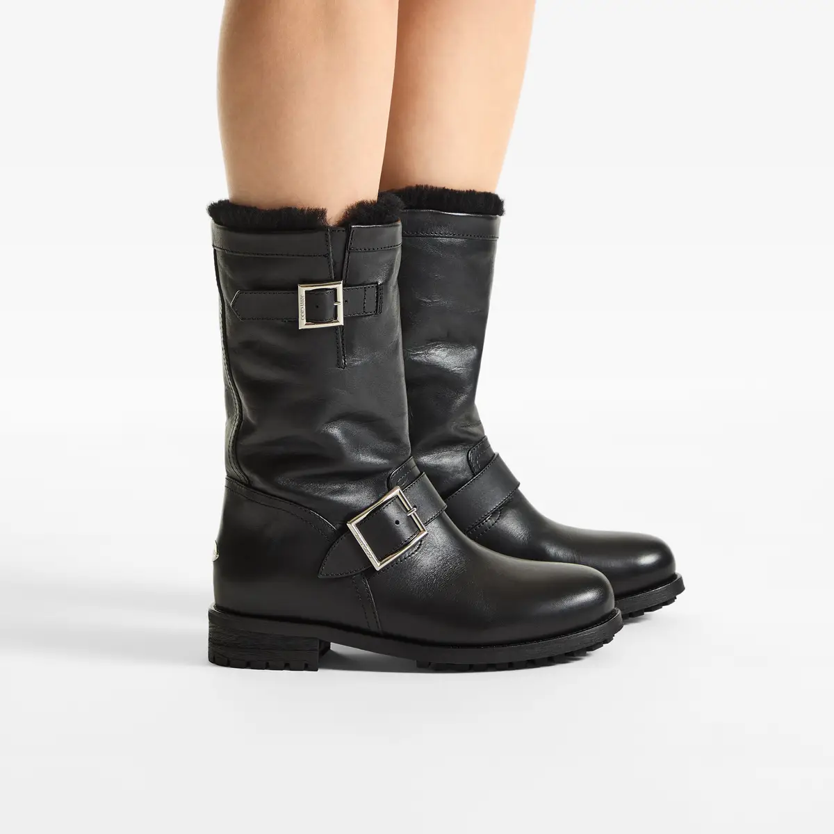 Jimmy Choo Biker Mid Ankle | Thumbnail 3 Jimmy Choo Biker Mid Ankle | Thumbnail 3