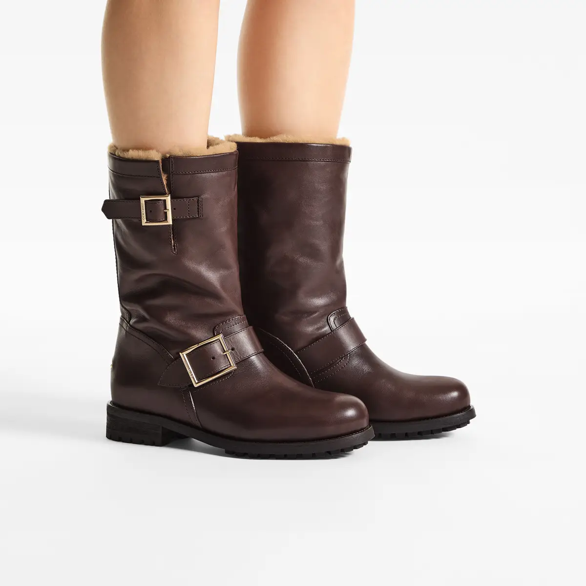 Jimmy Choo Biker Mid Ankle | Thumbnail 3 Jimmy Choo Biker Mid Ankle | Thumbnail 3