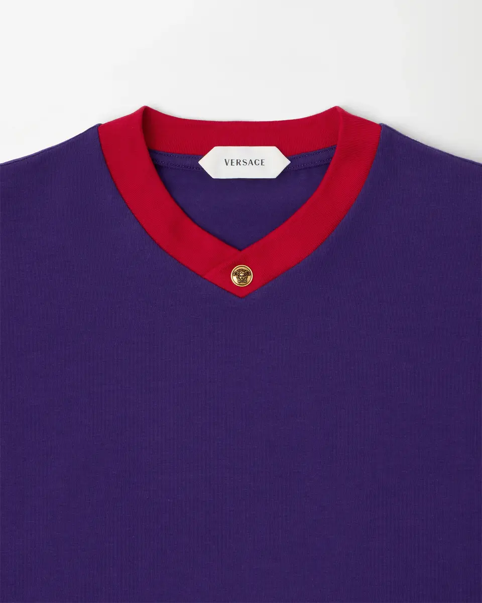 Versace Stretch Cotton-Jersey T-Shirt | Thumbnail 2 Versace Stretch Cotton-Jersey T-Shirt | Thumbnail 2
