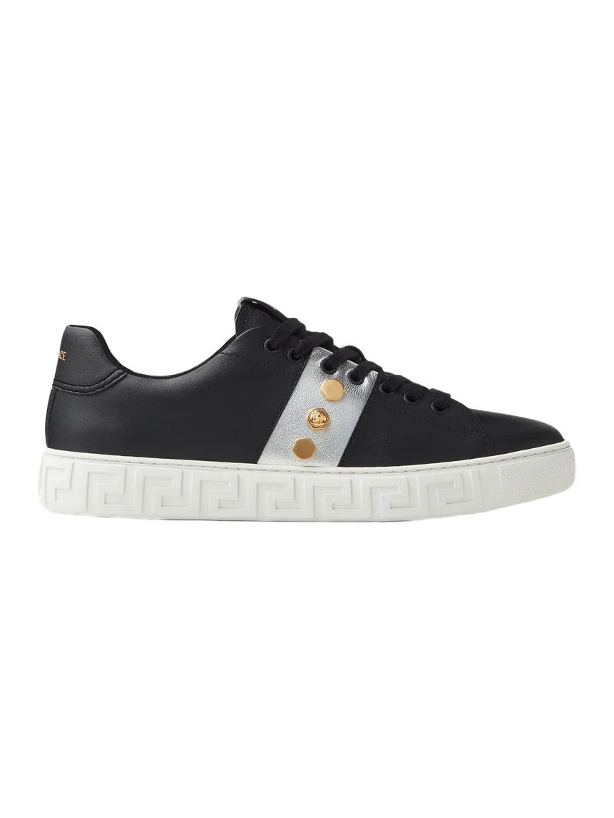 Versace Greca Embellished Sneakers