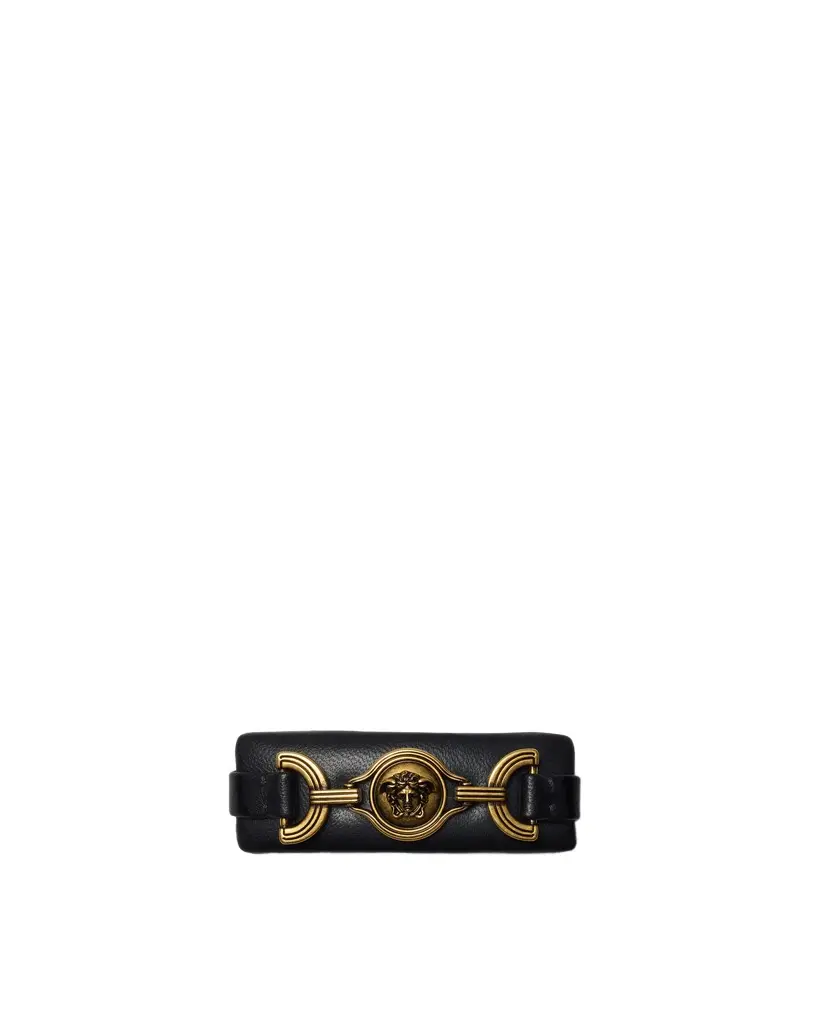 Versace Leather Hair Clip