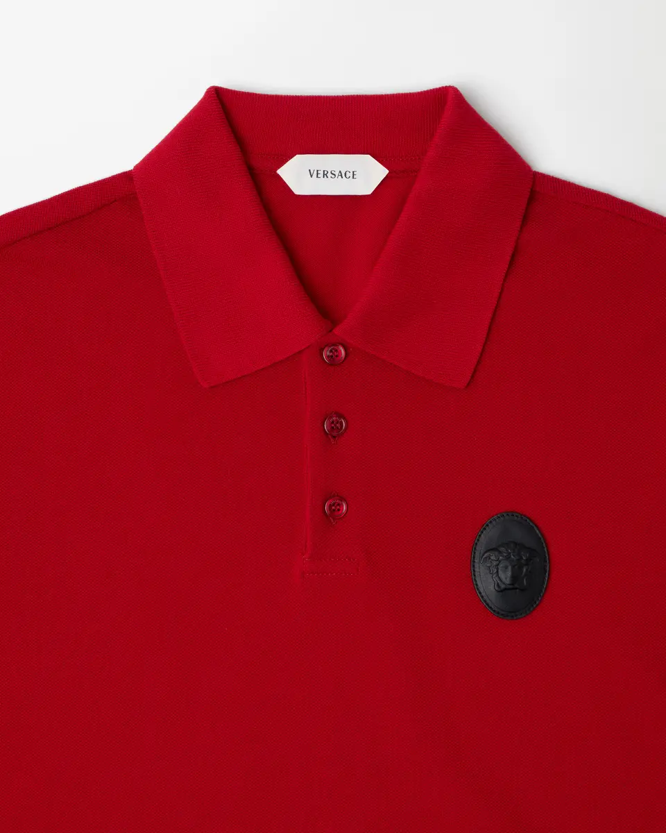 Versace Cotton Piqué Polo | Thumbnail 2 Versace Cotton Piqué Polo | Thumbnail 2