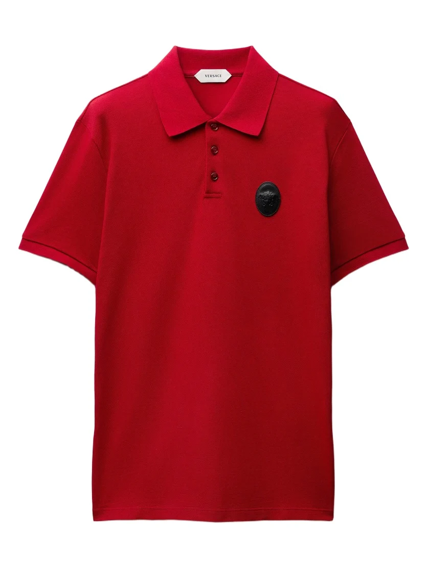 Versace Cotton Piqué Polo