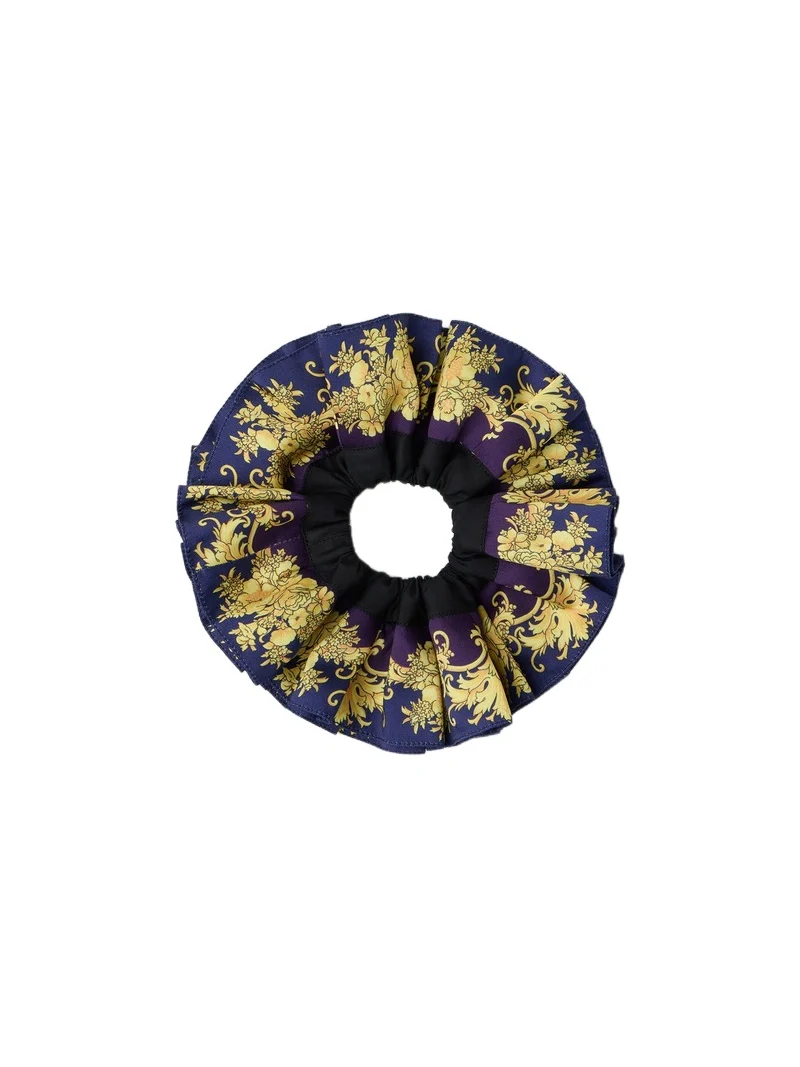 Printed Cotton Poplin Scrunchie Printed Cotton Poplin Scrunchie