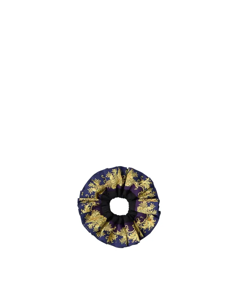 Printed Cotton Poplin Scrunchie