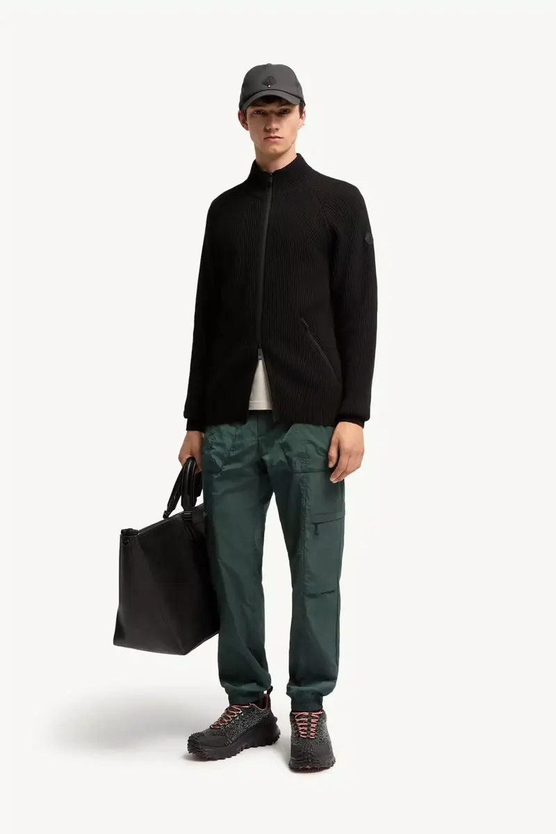 Moncler Cashmere Blend Zip-up Cardigan | Thumbnail 3 Moncler Cashmere Blend Zip-up Cardigan | Thumbnail 3