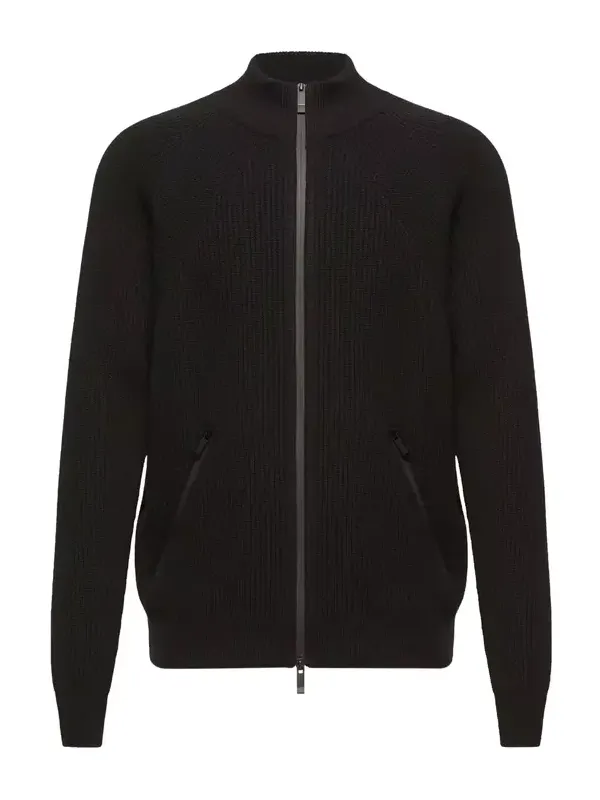 Cashmere Blend Zip-up Cardigan Cashmere Blend Zip-up Cardigan