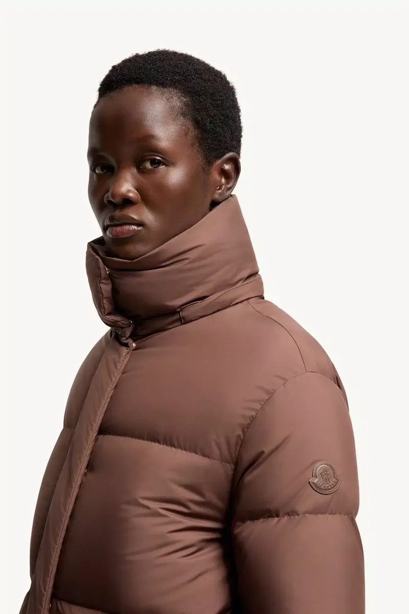 Moncler Ornement Hooded Long Down Jacket | Thumbnail 4 Moncler Ornement Hooded Long Down Jacket | Thumbnail 4