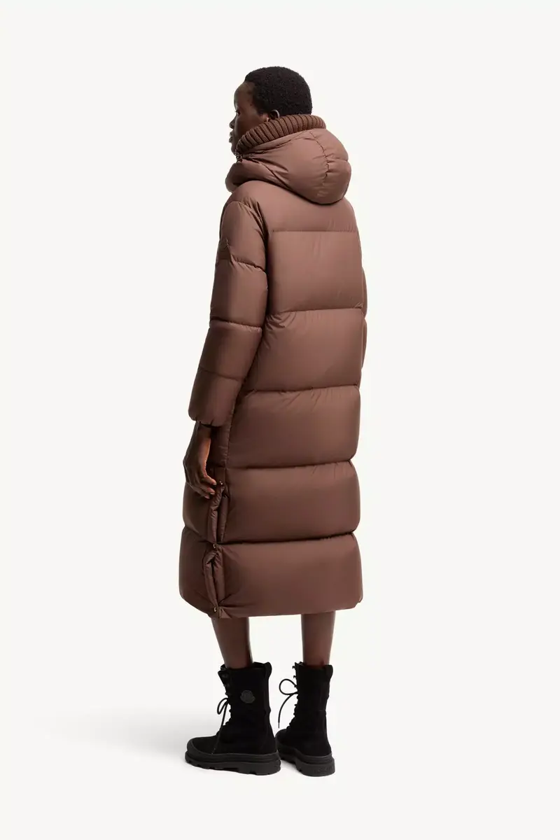 Moncler Ornement Hooded Long Down Jacket | Thumbnail 6 Moncler Ornement Hooded Long Down Jacket | Thumbnail 6