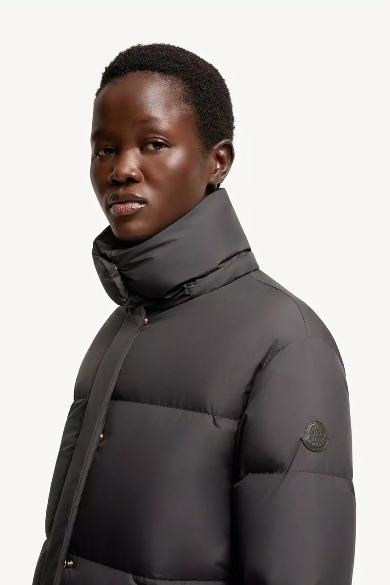 Moncler Ornement Hooded Long Down Jacket | Thumbnail 4 Moncler Ornement Hooded Long Down Jacket | Thumbnail 4