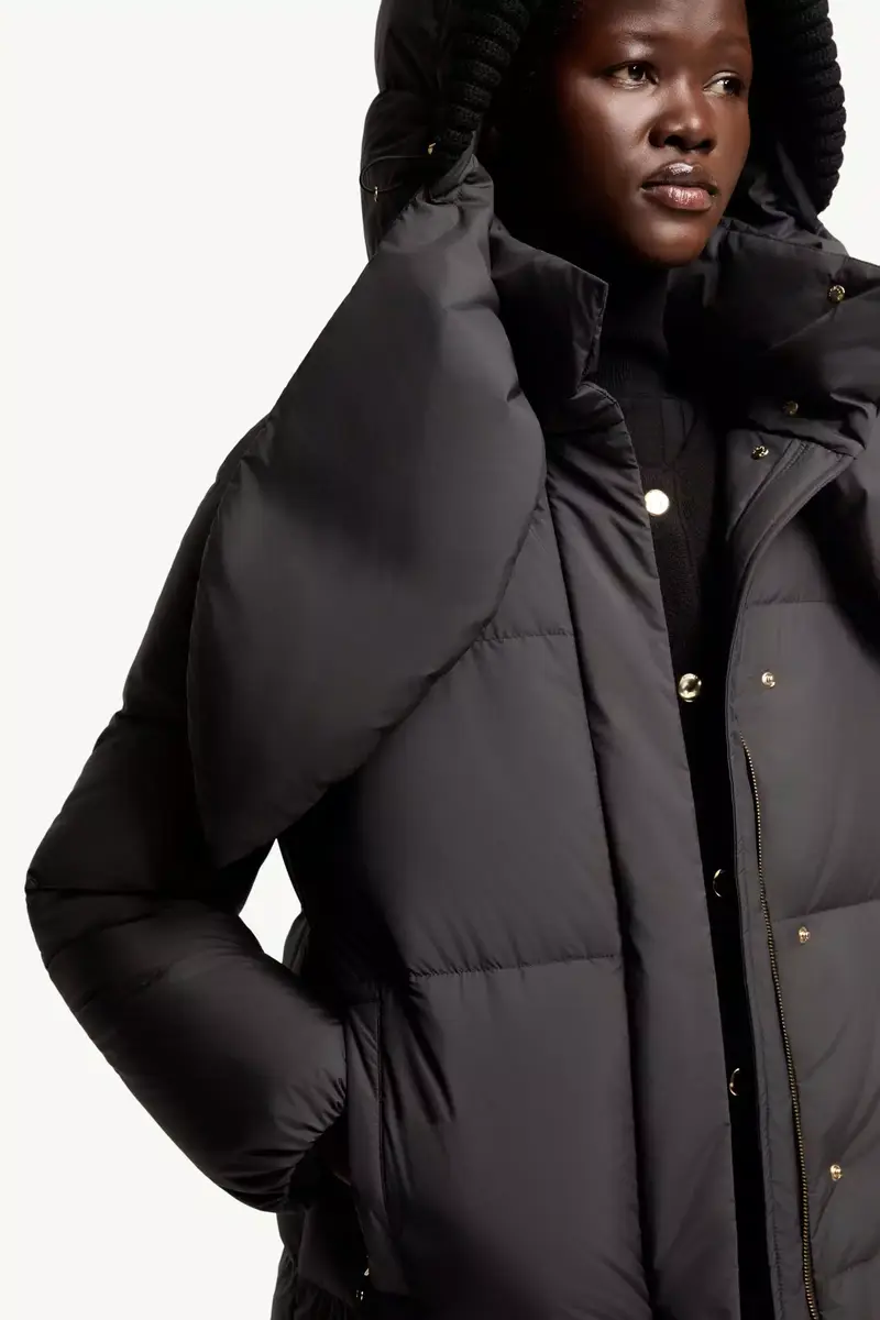 Moncler Ornement Hooded Long Down Jacket | Thumbnail 8 Moncler Ornement Hooded Long Down Jacket | Thumbnail 8