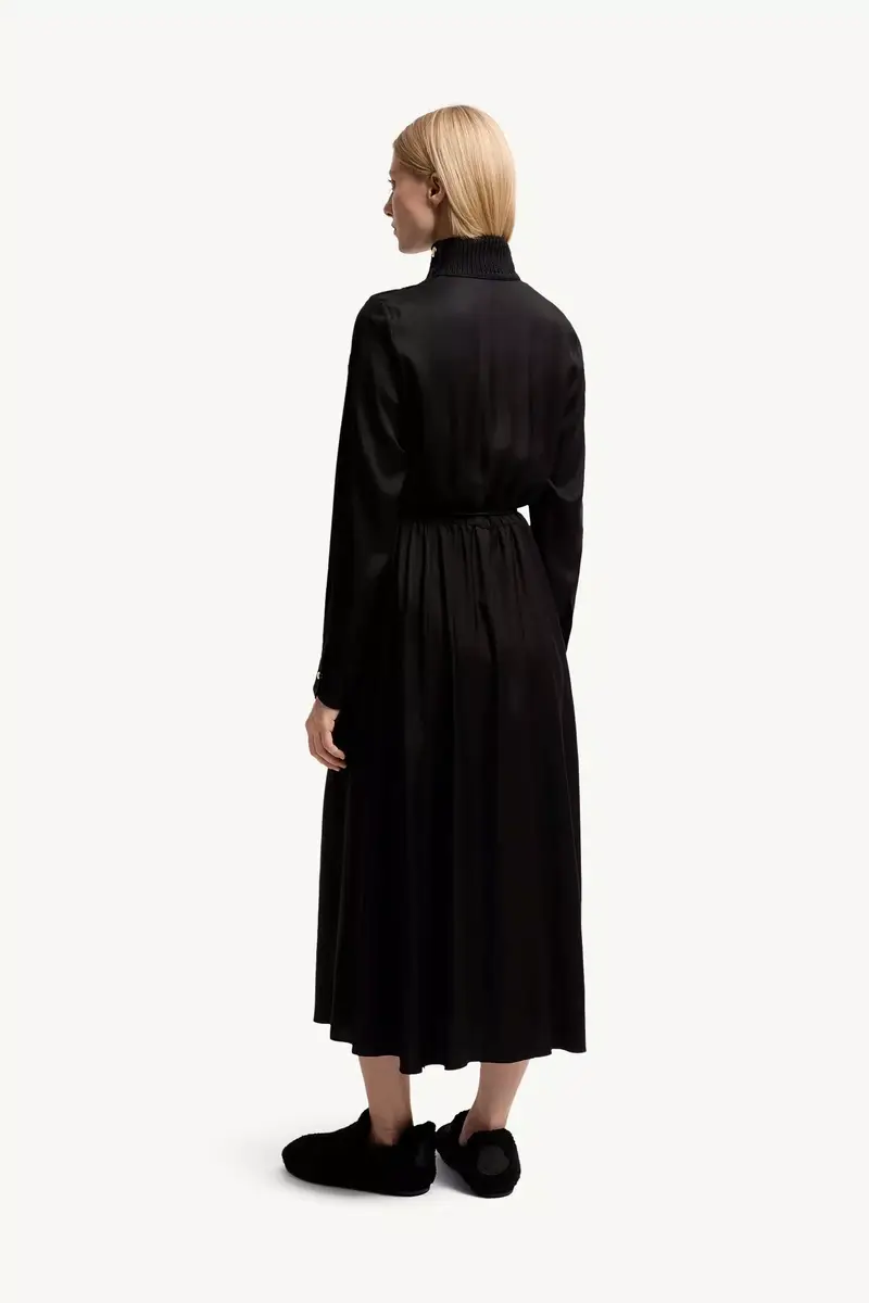 Moncler Leather Logo Long Dress | Thumbnail 6 Moncler Leather Logo Long Dress | Thumbnail 6