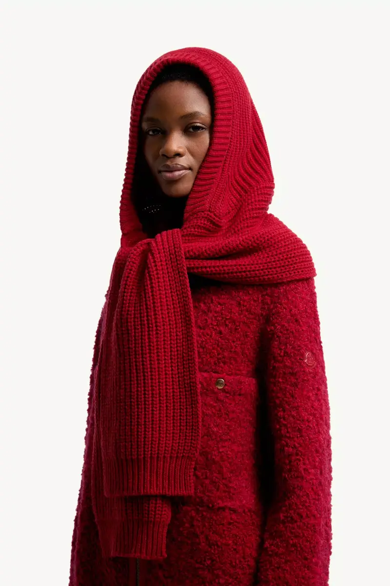 Moncler Wool & Cashmere Blend Hooded Scarf | Thumbnail 3 Moncler Wool & Cashmere Blend Hooded Scarf | Thumbnail 3