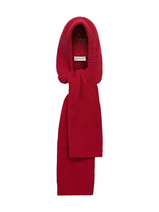 Wool & Cashmere Blend Hooded Scarf Wool & Cashmere Blend Hooded Scarf