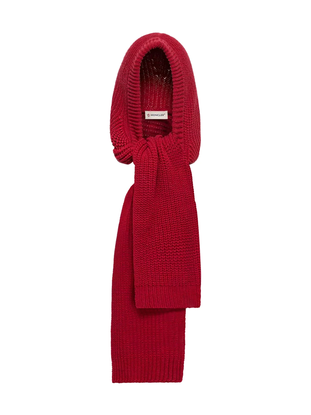 Moncler Wool & Cashmere Blend Hooded Scarf
