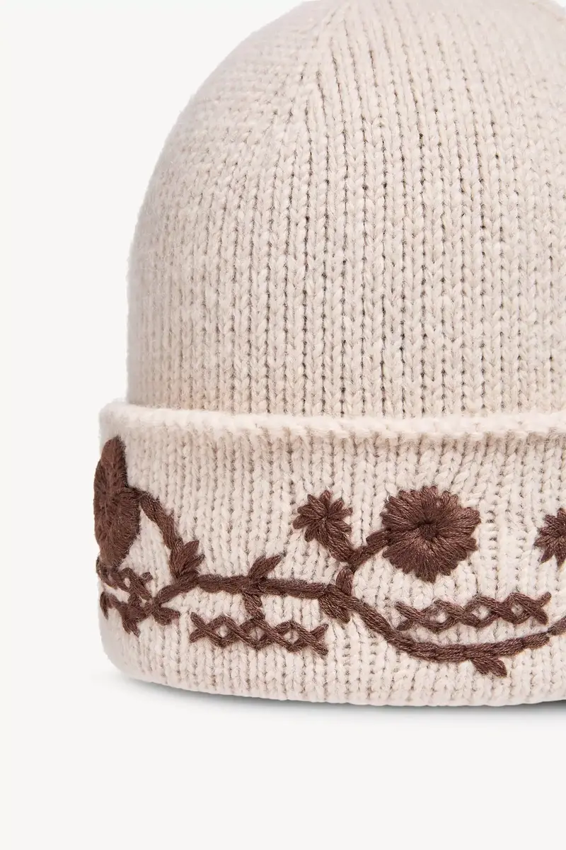 Moncler Embroidered Alpaca Blend Knit Beanie | Thumbnail 4