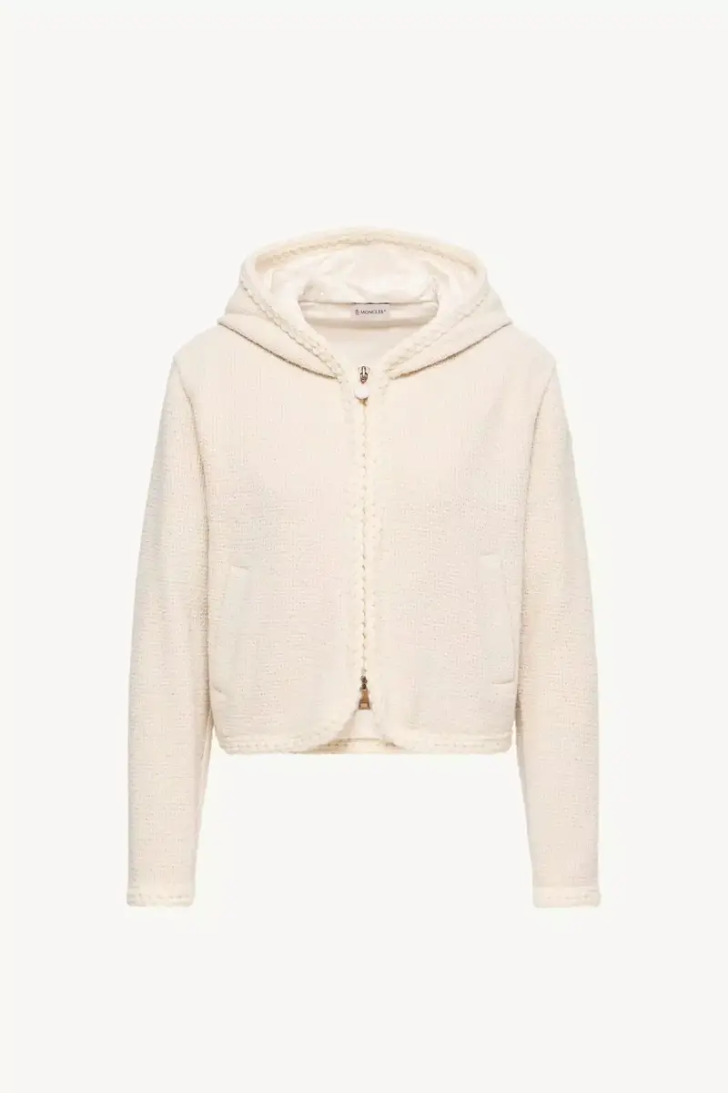 Moncler Waffle Knit Zip-up Hoodie | Thumbnail 2