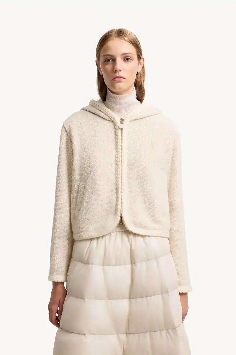 Moncler Waffle Knit Zip-up Hoodie | Thumbnail 5