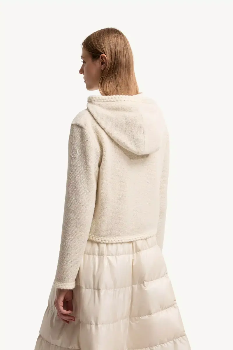 Moncler Waffle Knit Zip-up Hoodie | Thumbnail 6