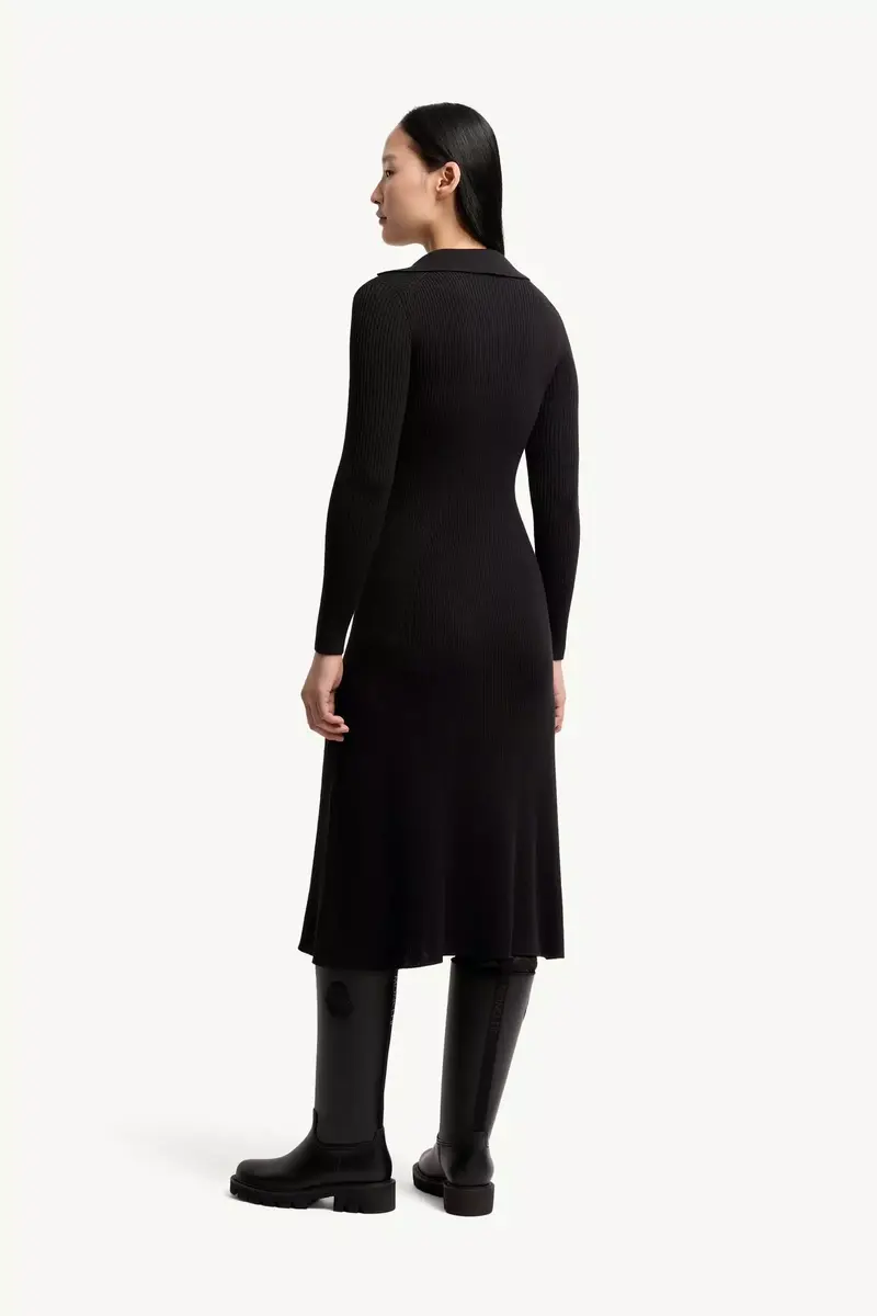 Moncler Wool Blend Knee-length Polo Dress | Thumbnail 6 Moncler Wool Blend Knee-length Polo Dress | Thumbnail 6