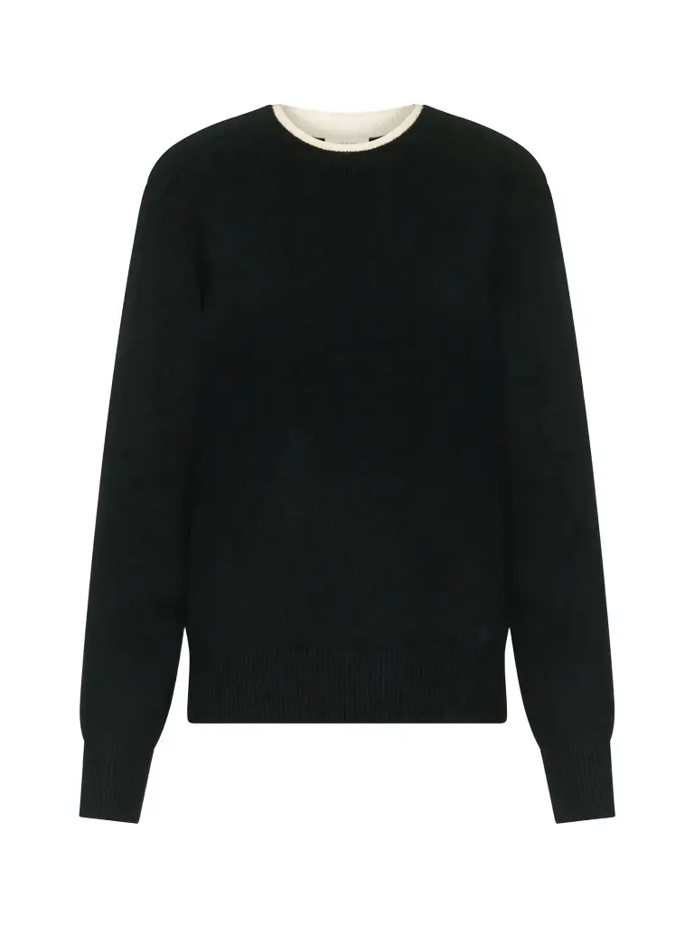 Loulou de Saison Otis Bicolor Cashmere Sweater