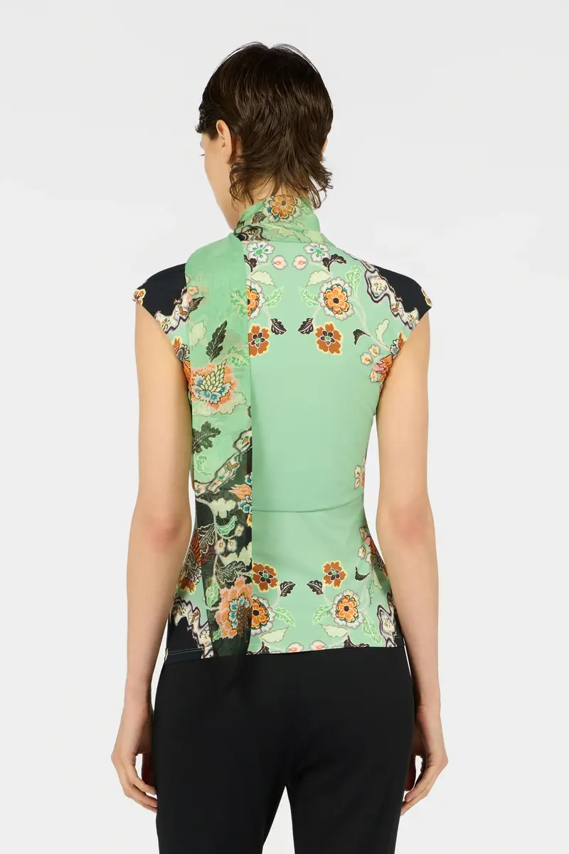 Roberto Cavalli Top in Kimono Print | Thumbnail 3 Roberto Cavalli Top in Kimono Print | Thumbnail 3