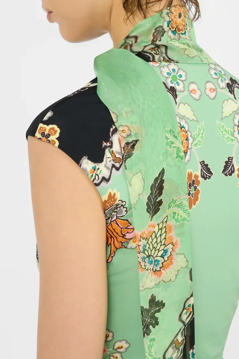 Roberto Cavalli Top in Kimono Print | Thumbnail 5 Roberto Cavalli Top in Kimono Print | Thumbnail 5