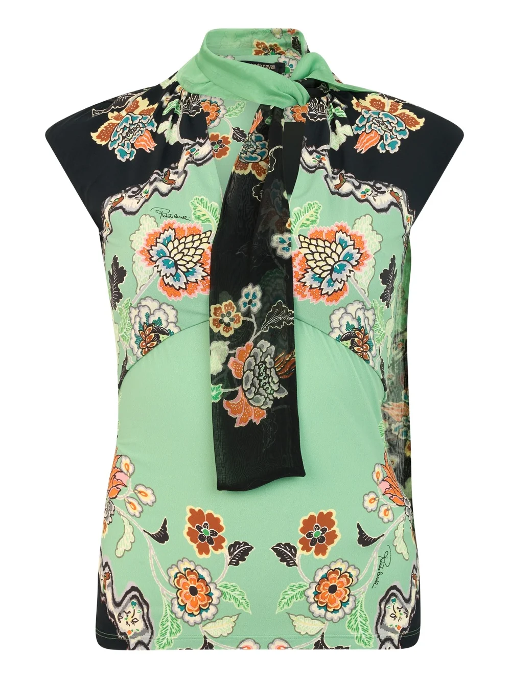 Top in Kimono Print