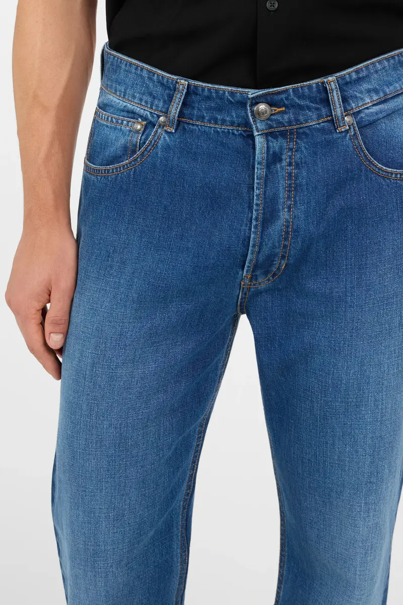 Roberto Cavalli Cotton Denim Trousers | Thumbnail 4