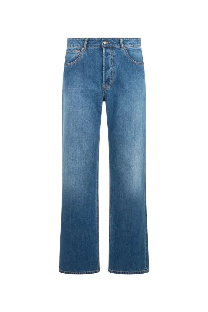 Roberto Cavalli Cotton Denim Trousers