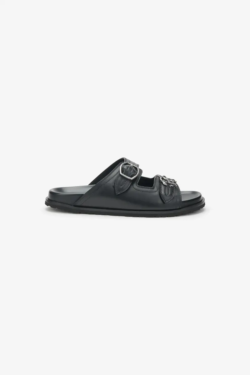 Roberto Cavalli Sandal in Leather with Buckle | Thumbnail 2 Roberto Cavalli Sandal in Leather with Buckle | Thumbnail 2